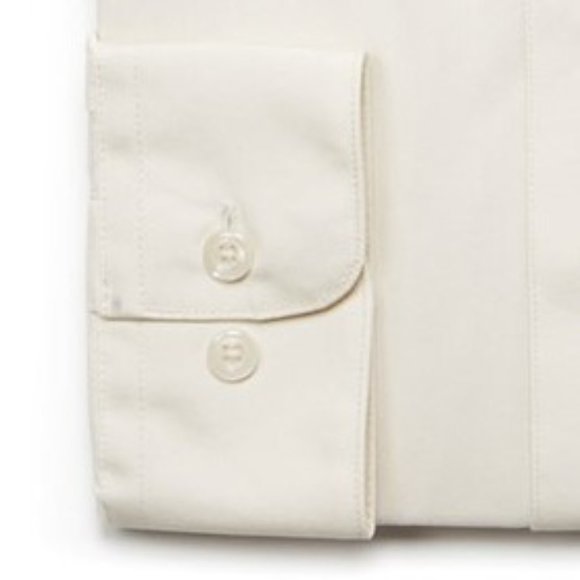 6X Marquis Signature Ecru Long Sleeve Dress Shirt 6XL 24 36/37 - Picture 4 of 6